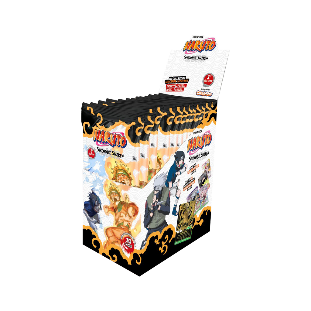 Naruto Mythos TCG - Set 02 - Shinobi Shiren - Booster Box (24x Packs) (1st Edition) Pre-Order