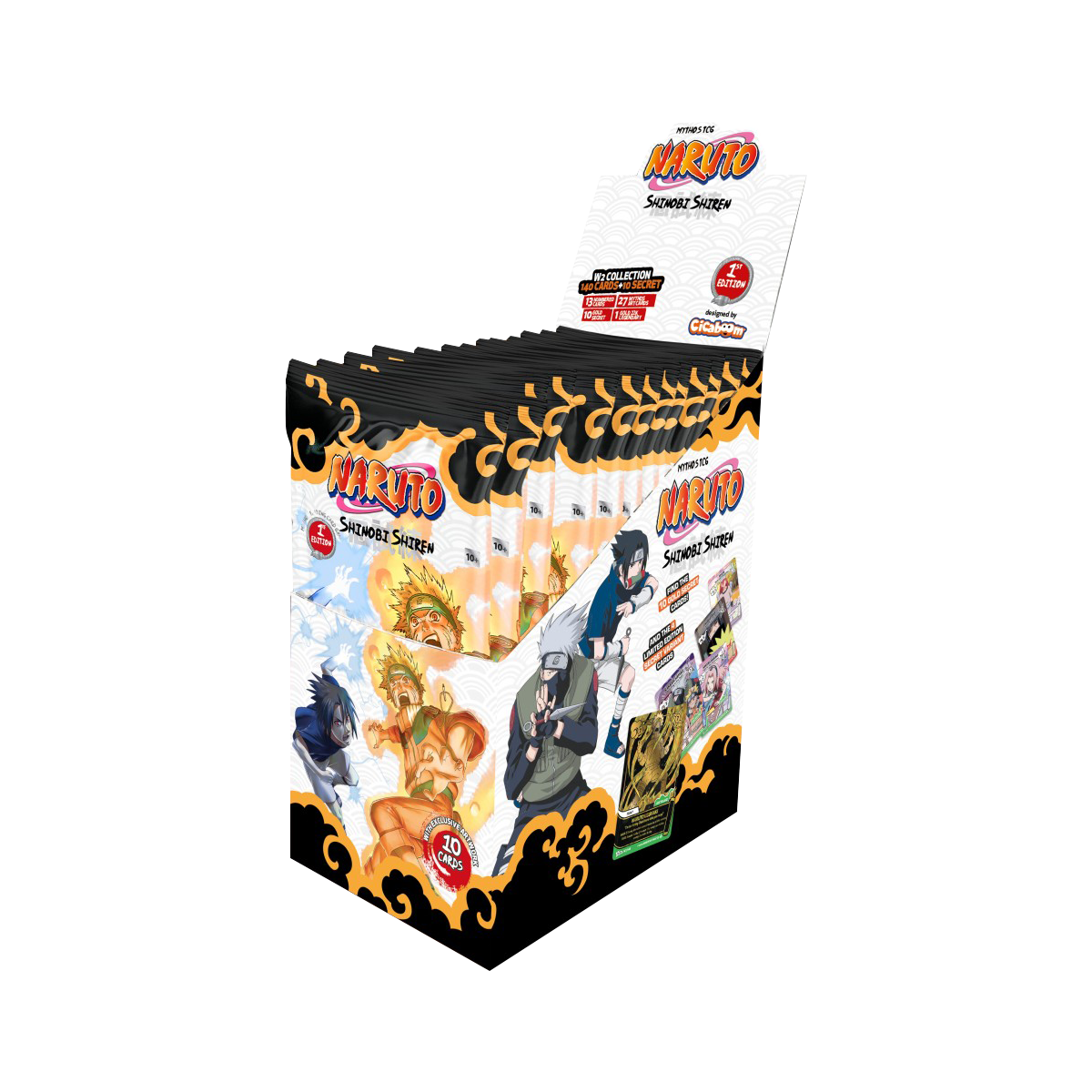 Naruto Mythos TCG - Set 02 - Shinobi Shiren - Booster Box (24x Packs) (1st Edition) Pre-Order