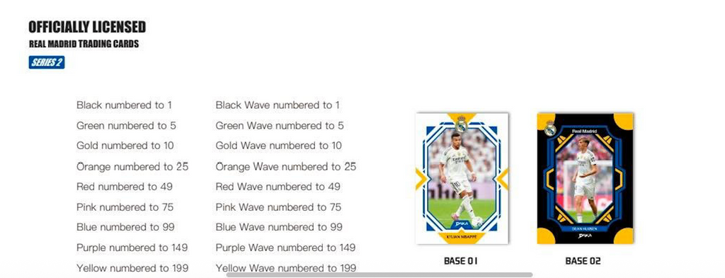 2025 Daka Real Madrid Top Audience Series 2 Hobby Box
