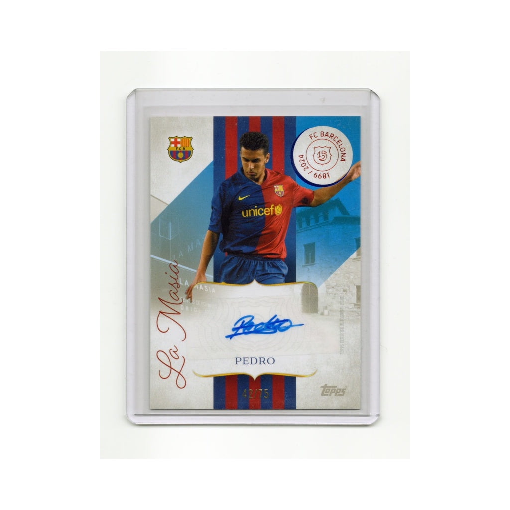 Pedro Auto /75 Topps FC Barcelona 125 Years La Masia Foundations